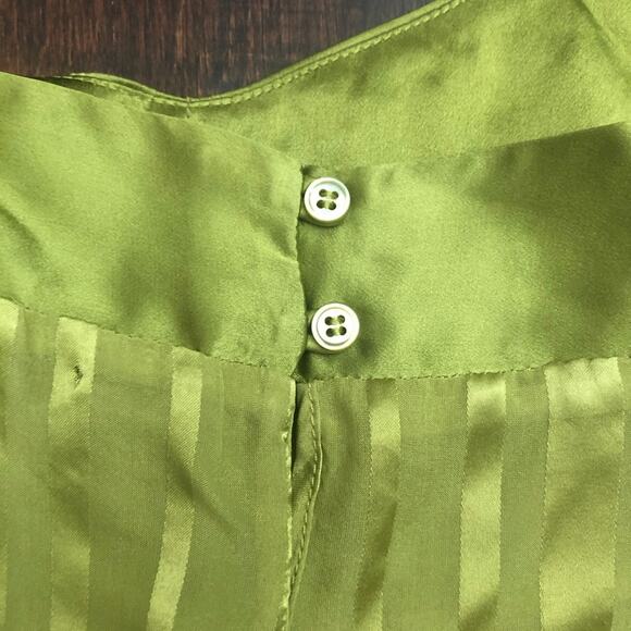 BCBG MaxAzria runway green silk camisole M - Picture 9 of 10